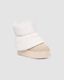 UGG Classic Mini Dipper Puffer Boot White Ceramic (Women's) | Snrkickz