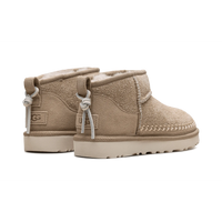 UGG Classic Ultra Mini Biarritz Boot Mustard Seed (Women's) (1171538-MDSD) | Snrkickz