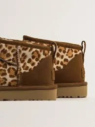 UGG Classic Ultra Mini Boot Felicity Leopard Jasmine (Women's) (1178110-FDJ) | Snrkickz