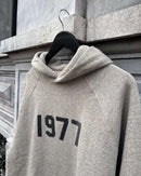 Fear of God Essentials 1977 Dark Oatmeal Hoodie - SnrKickz