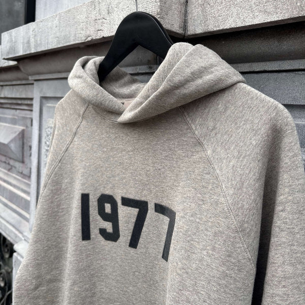 Fear of God Essentials 1977 Dark Oatmeal Hoodie