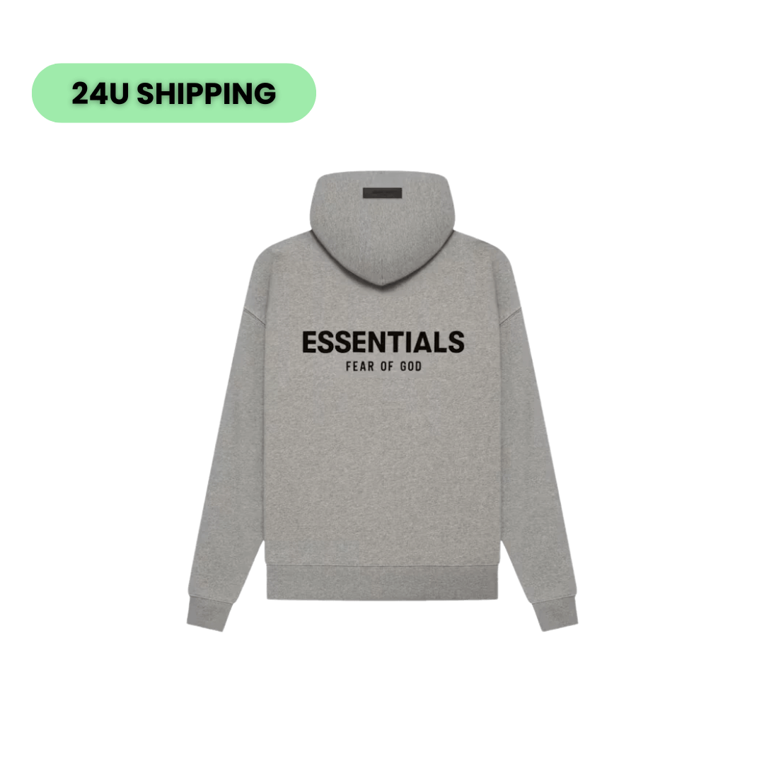 Fear of God Essentials Dark Oatmeal Hoodie