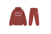 Fear of God Essentials Fleece Crimson Komplettset