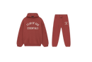 Fear of God Essentials Fleece Crimson Full Set Snrkickz