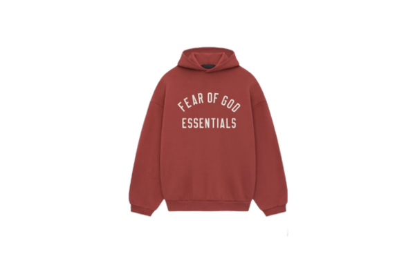 Fear of God Essentials FW24 Crimson Hoodie