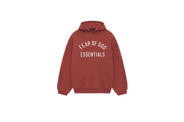 Fear of God Essentials FW24 Crimson Hoodie