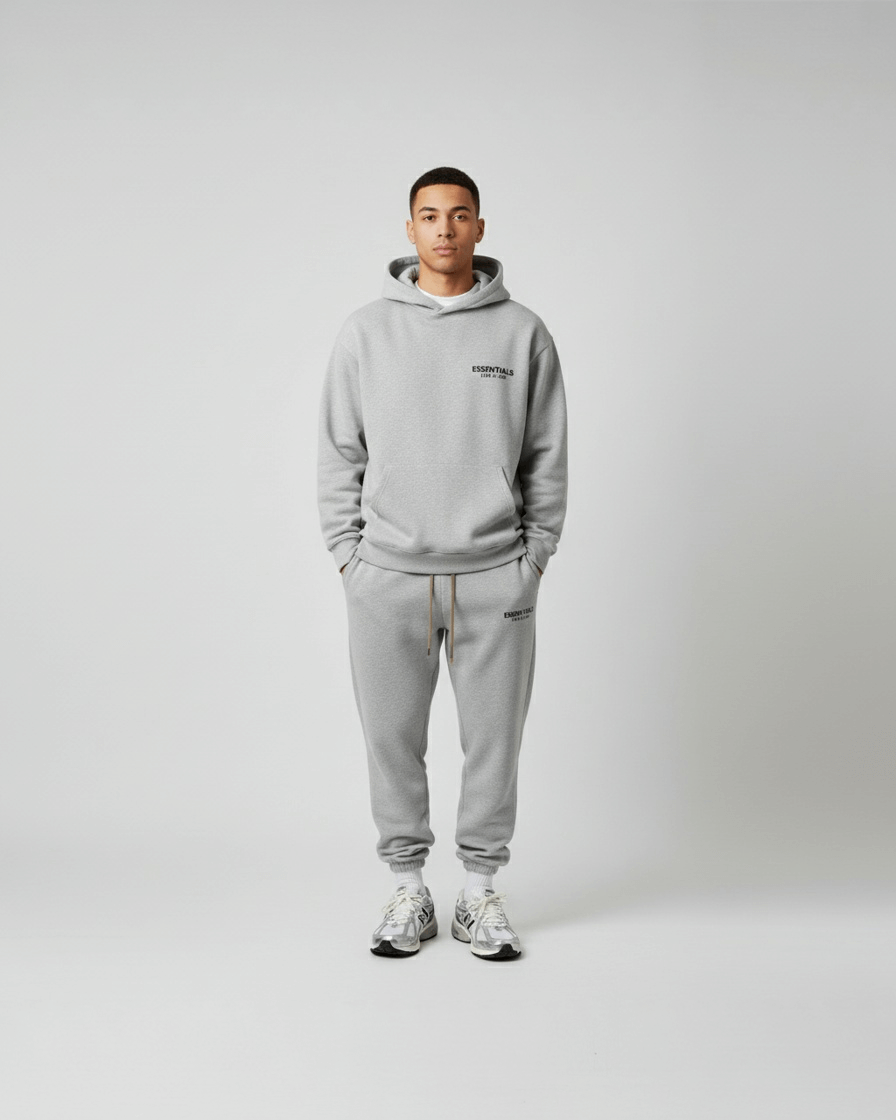 Fear of God Essentials FW24 Light Heather Full set