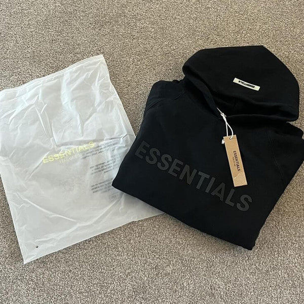 Fear of God Essentials Hoodie Black
