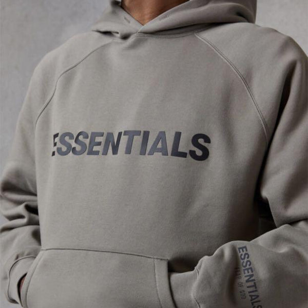 Fear of God Essentials Kapuzenpullover Zement