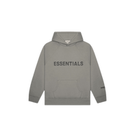 Fear of God Essentials Hoodie Cement – oversized cementkleurige hoodie met subtiel Essentials-logo