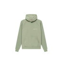 Fear of God Essentials Sage Hoodie – vooraanzicht productshot lichtgroene oversized hoodie met subtiel logo