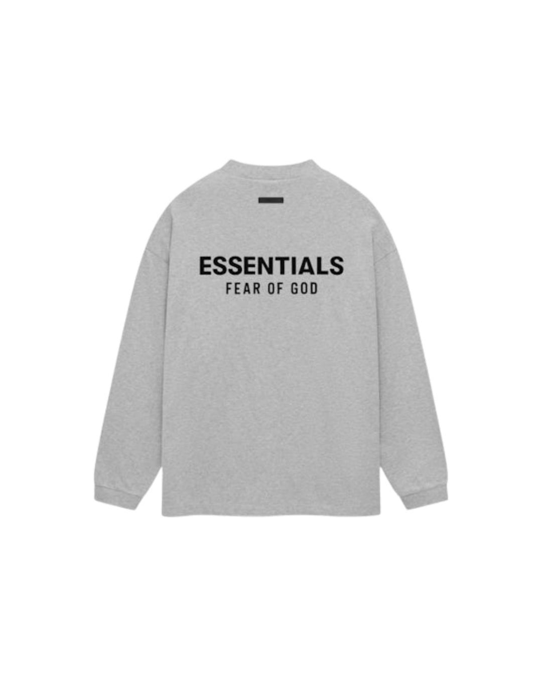 Fear of God Essentials Jersey Long Sleeve Heather Grey | Snrkickz Fear of God Essentials Jersey Long Sleeve Heather Grey | Snrkickz