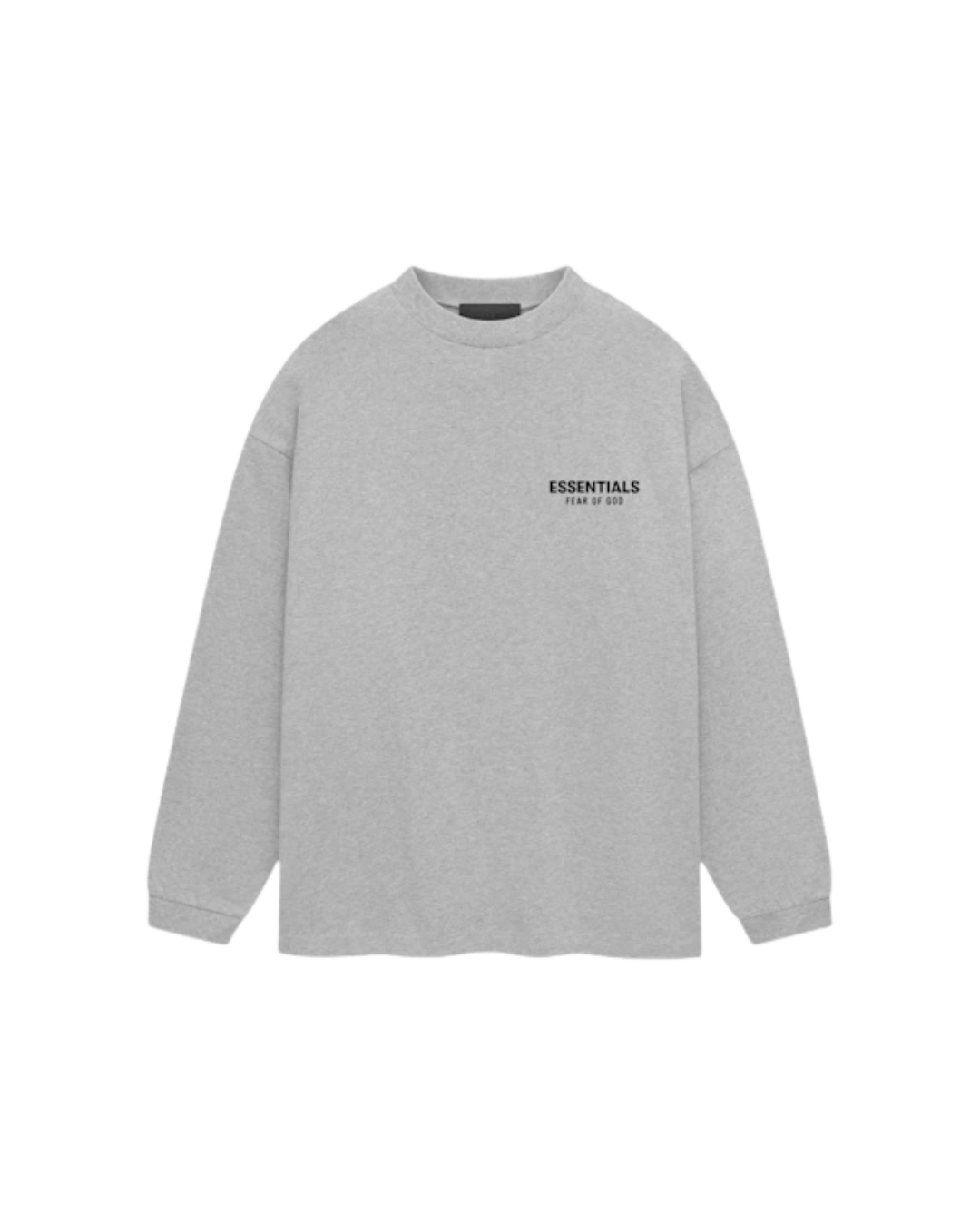 Fear of God Essentials Jersey Long Sleeve T-Shirt Light Heather Gray