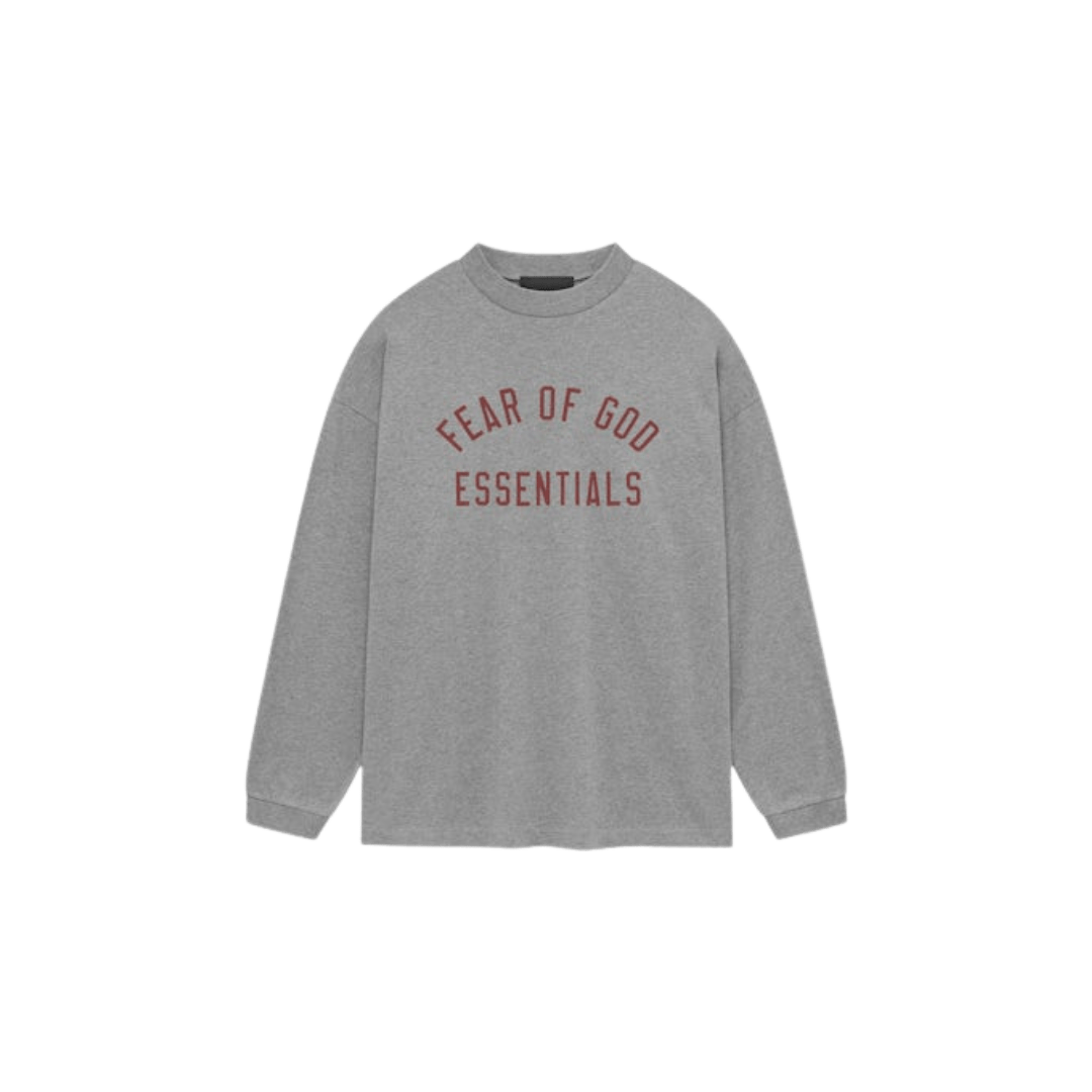 Fear of God Essentials Jersey Long Sleeve Tee Dark Heather