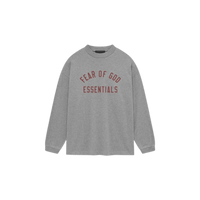 Fear of God Essentials Jersey Long Sleeve Tee Dark Heather
