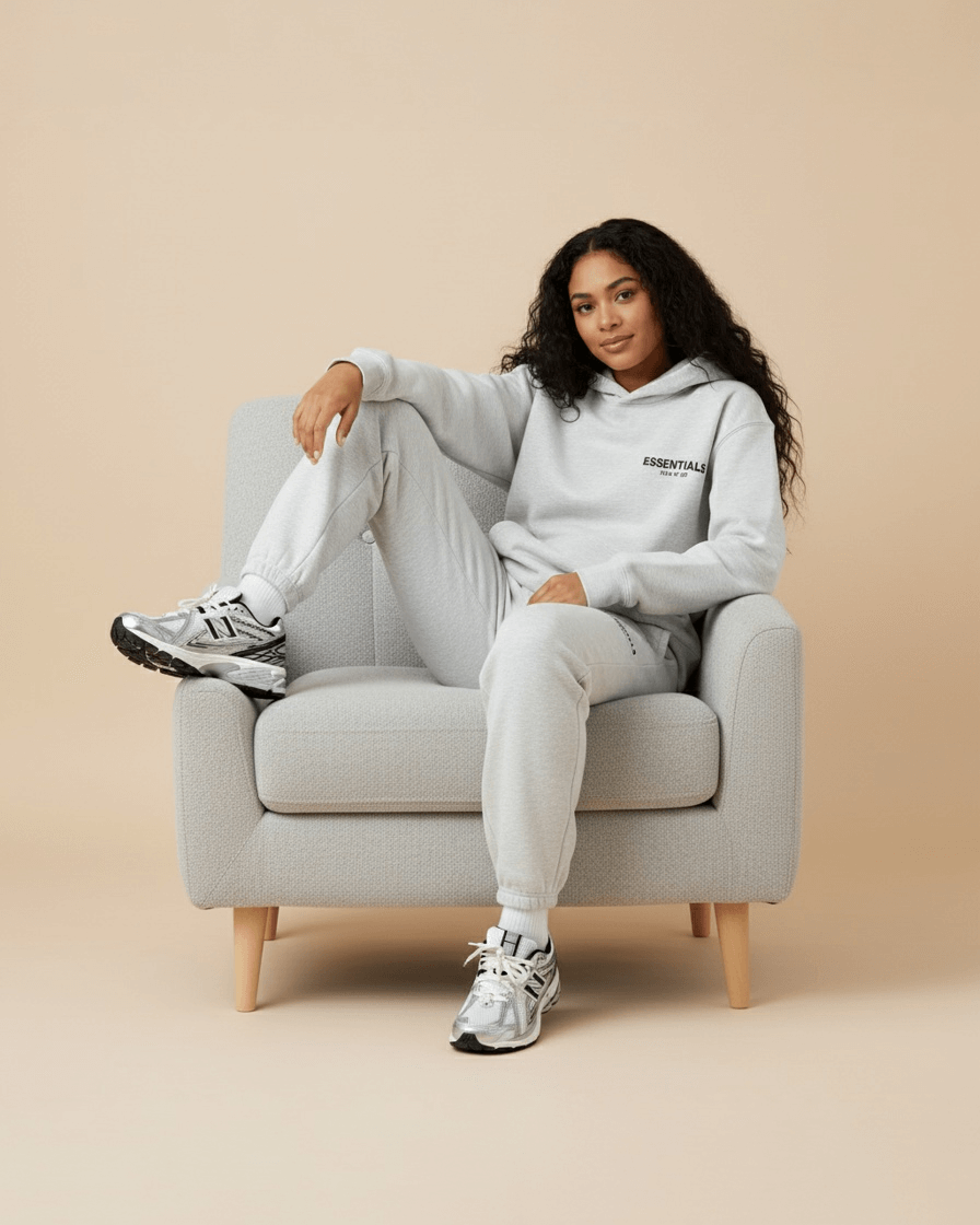 Fear of God Essentials Light Oatmeal Full Set