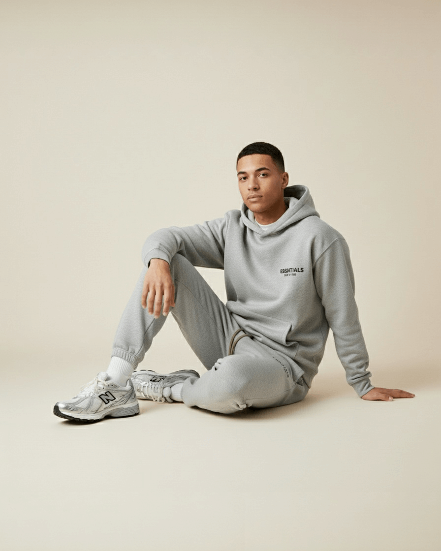 Fear of God Essentials Light Oatmeal Full Set