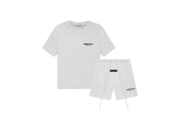 Fear of God Essentials Light Oatmeal Summer Set