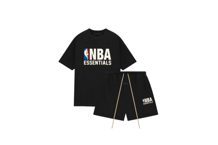 Fear of God Essentials NBA Black White Summer Set