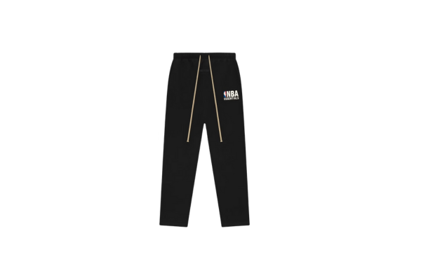 Fear of God Essentials NBA Relaxed Sweatpants White Black