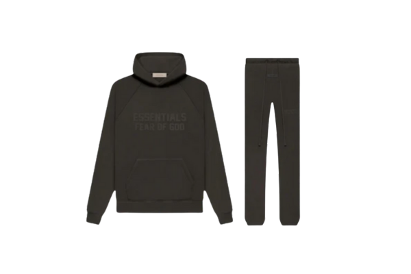 Fear of God Essentials Off Black SS22 Full Set
