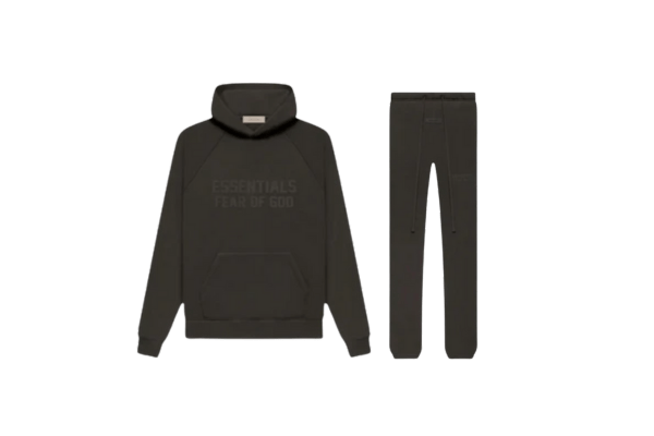 Fear of God Essentials Off Black SS22 Full Set