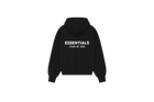 Fear of God Essentials SS25 Jet Black Hoodie