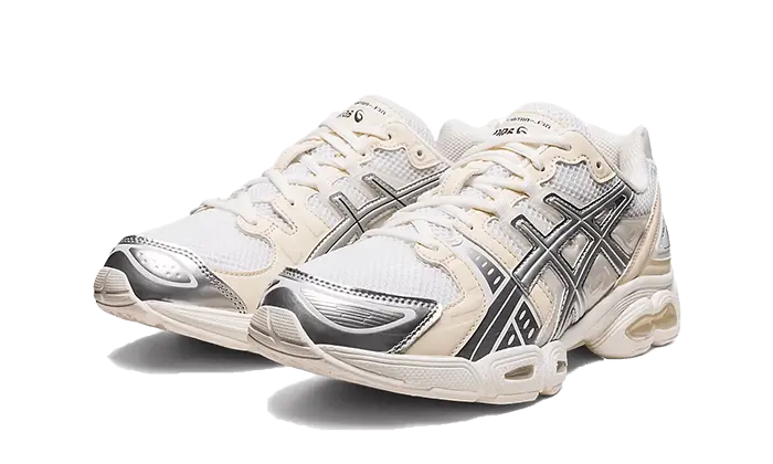 ASICS Gel-Nimbus 9 Wind und Meer Weiß Silber