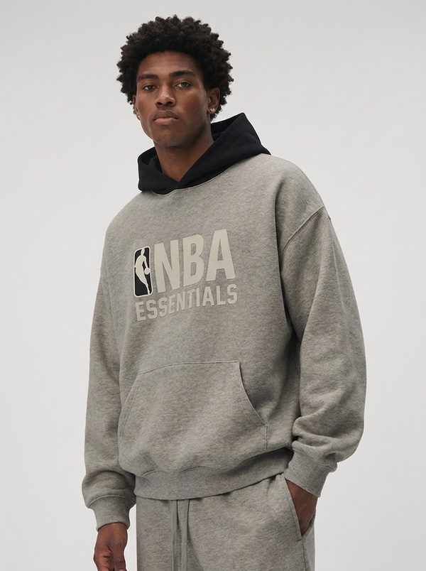 Fear of God Essentials NBA Warm Heather Hoodie