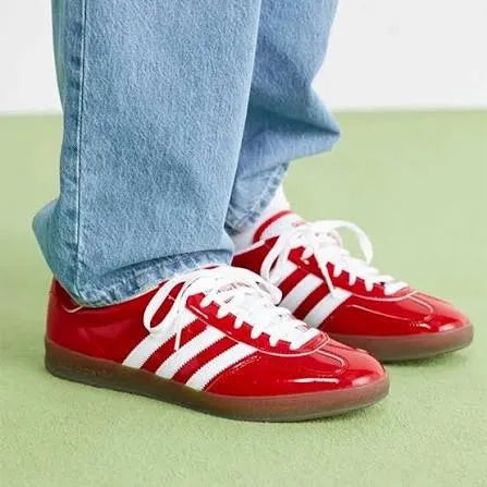 adidas Gazelle Indoor Better Scarlet Patent Leather (JQ8123) | Snrkickz