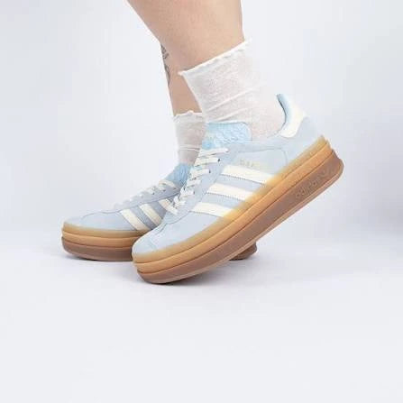adidas Gazelle Bold Clear Sky Cream (Women's) (JQ7776) | Snrkickz