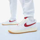 Nike Wmns Air Force 1 '07 'Summit White University Red' (FN3493-100 ) | Snrkickz