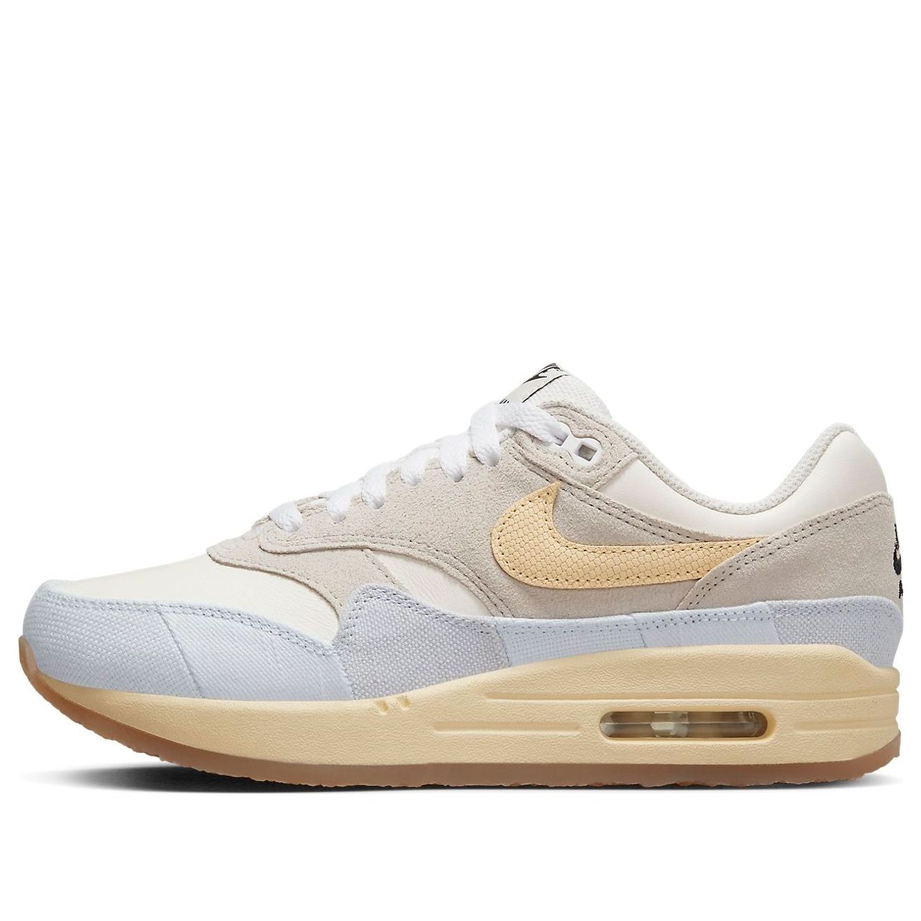 Nike Air Max 1 Crepe Light Bone FJ4735-001 - Zijaanzicht | Snrkickz