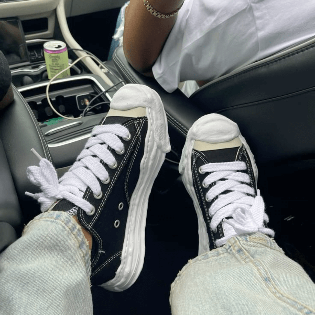 Maison Mihara Yasuhiro Hank OG Sole Canvas Low Black