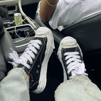 Maison Mihara Yasuhiro Hank OG Sole Canvas Low Black Snrkickz