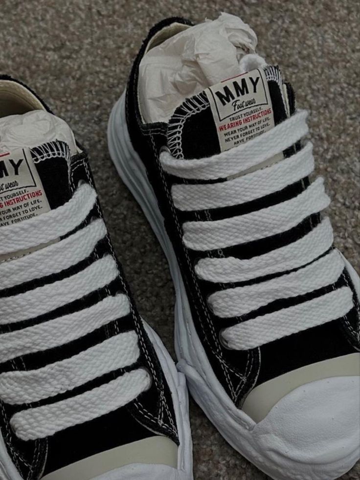 Maison Mihara Yasuhiro Hank OG Sole Canvas Low Black