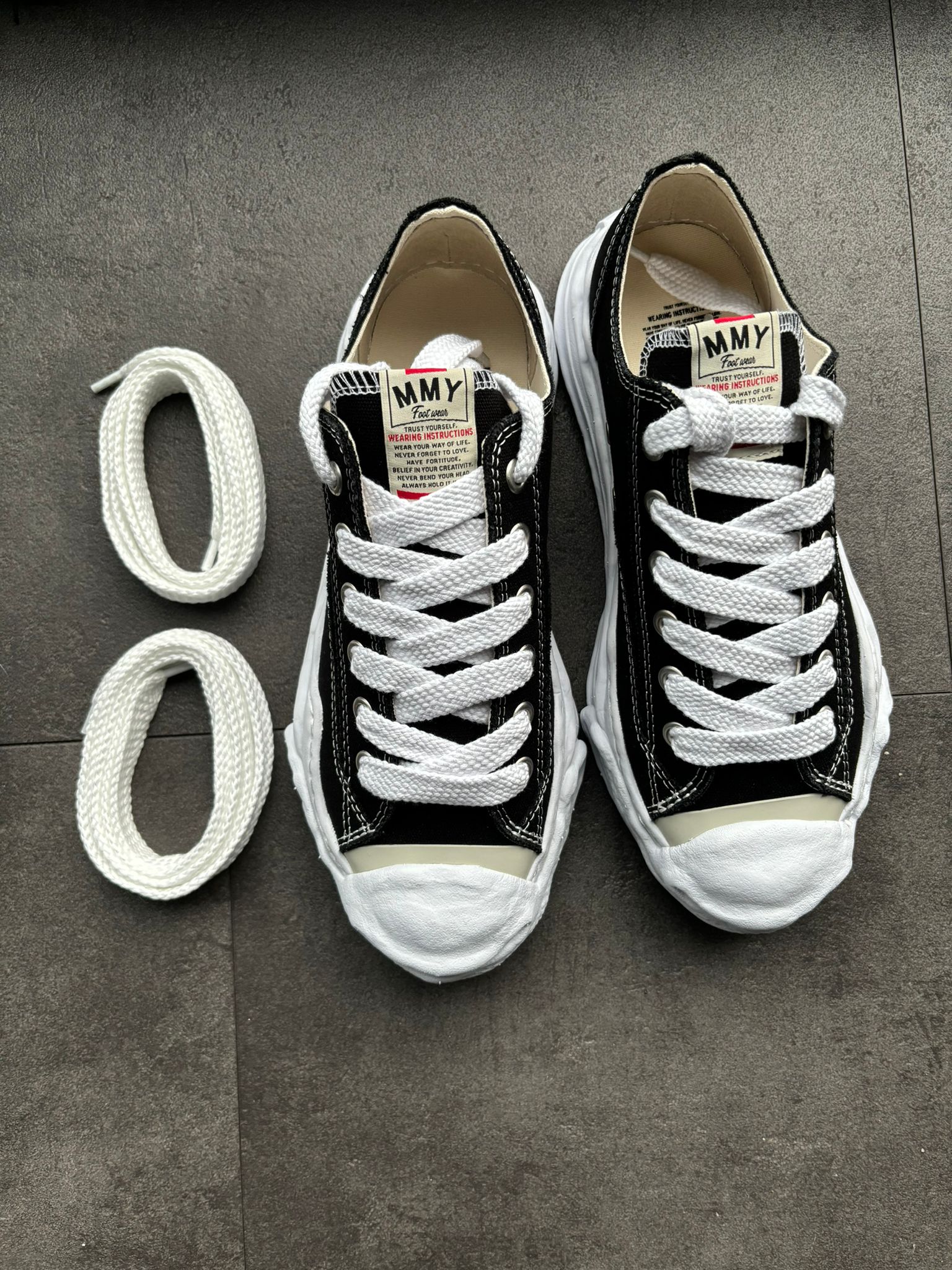 Maison Mihara Yasuhiro Schnürsenkel Weiß