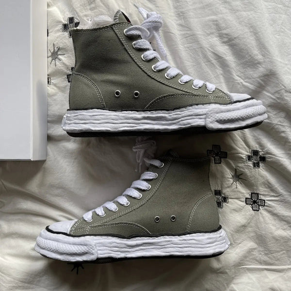 Maison Mihara Yasuhiro Peterson 23 OG Sohle Canvas High Grün