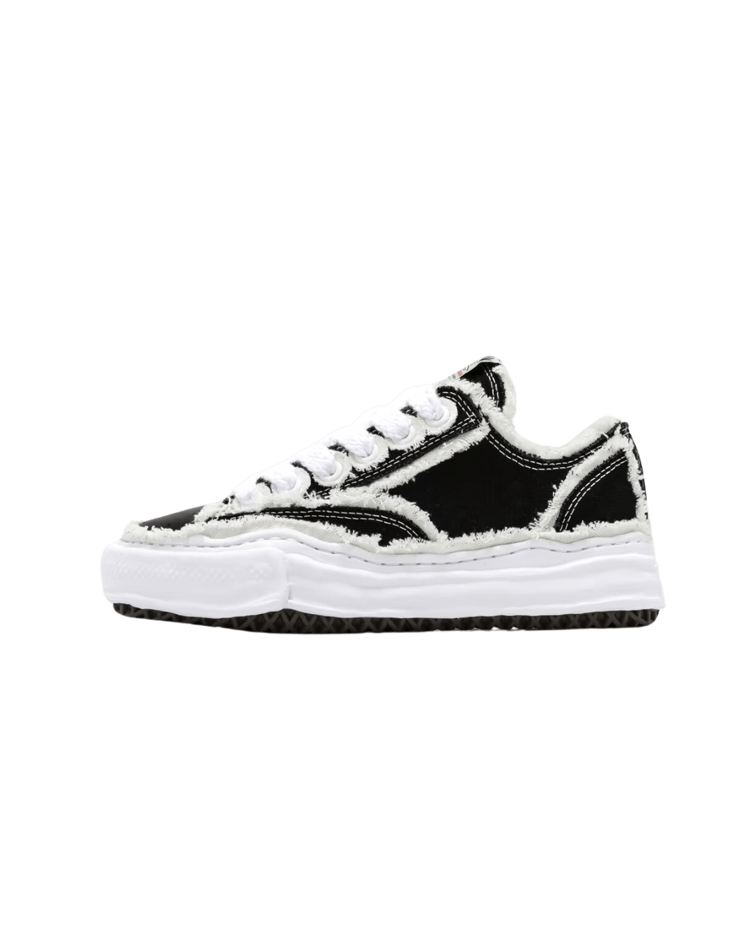 Maison Mihara Yasuhiro Peterson OG Sole Canvas Low Frayed Black