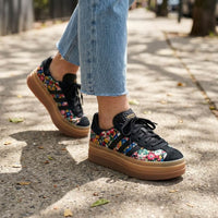 Adidas Gazelle Bold Liberty London Floral Embroidery (Women's) (JI2572) | Snrkickz