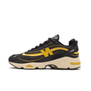 New Balance 1000 Bricks & Wood A Different Bounce M1000BD1 zijaanzicht met mesh upper, groene tinten en geribbelde sculpted zool

