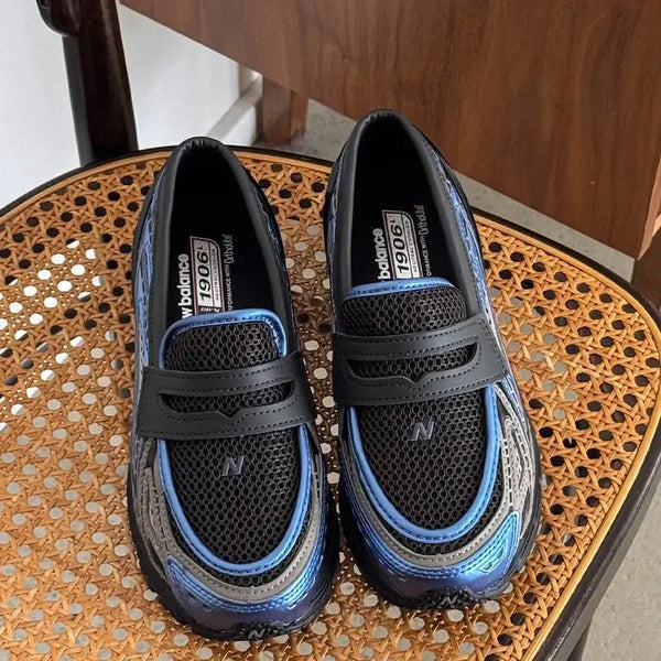 New Balance 1906L Black Cement Blue Gemstone
