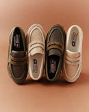 New Balance 1906L Olive Khaki U1906LNV on-feet gecombineerd met cargobroek voor een utilitaire, earth-tone stijl

