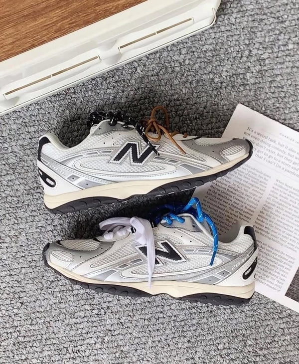 New Balance 204L Silver Metallic Black