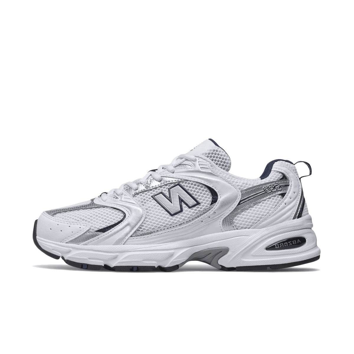 New Balance 530 White Silver Navy