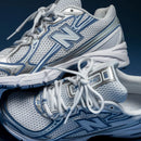 New Balance 740v2 White Ice Blue Sea Lime met originele doos, ABZORB-demping en frisse colorway in beeld

