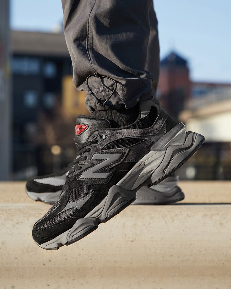 New Balance 9060 Black Castlerock Grey (U9060BLK) | Snrkickz 1 2