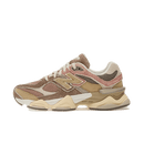 New Balance 9060 Landslide Mushroom U9060NTB side view showing brown suede upper, cream midsole and chunky 9060 silhouette.