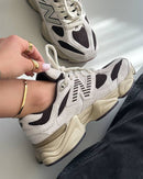 New Balance 9060 Sydney McLaughlin-Levrone Leinen Schwarz Kaffee