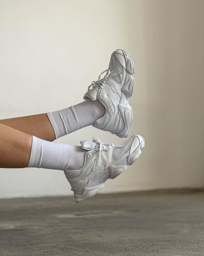 New Balance 9060 Triple White